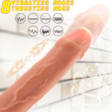 Charger l&#39;image dans la galerie, Voorhuid Penis 9 inch Realistische Vibrator Dildo