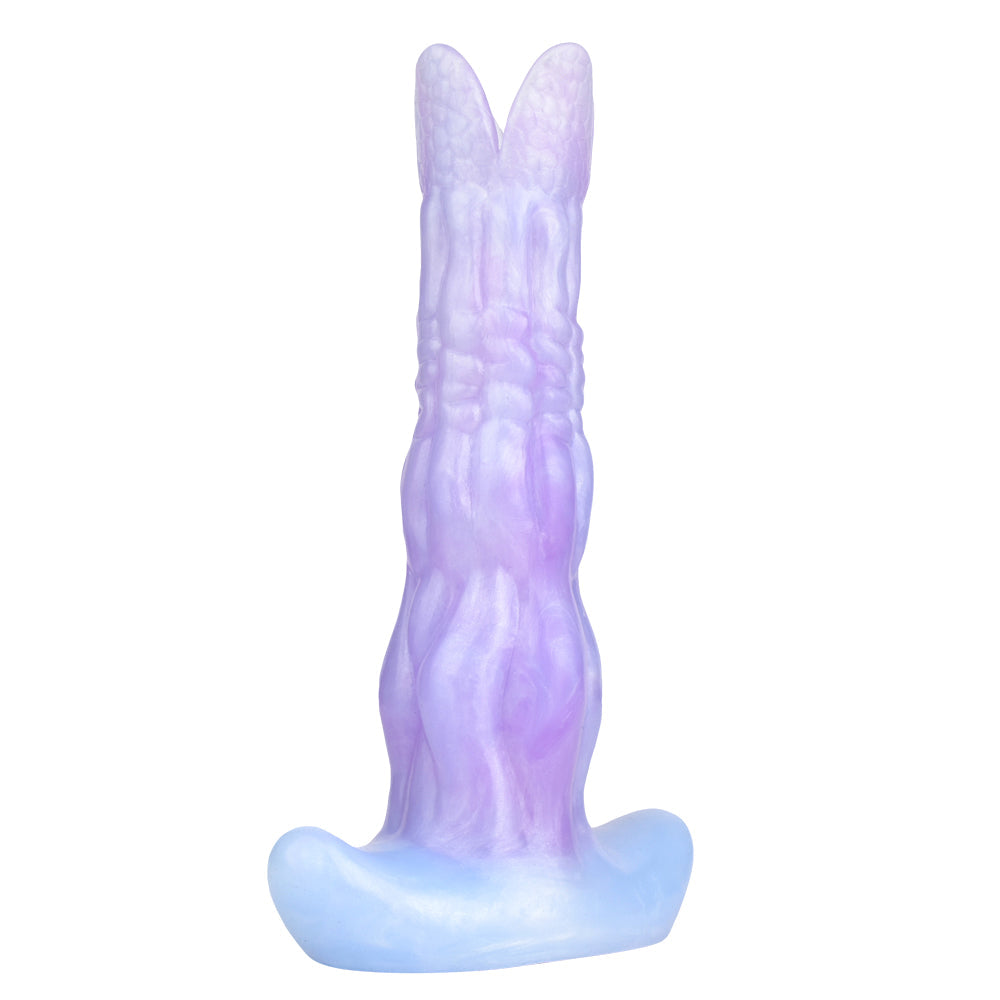 Paarse Fantasy Ovipositor Dildo van 20 cm