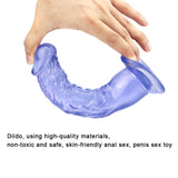 Charger l&#39;image dans la galerie, 8 Inch super rechte blauwe dildo