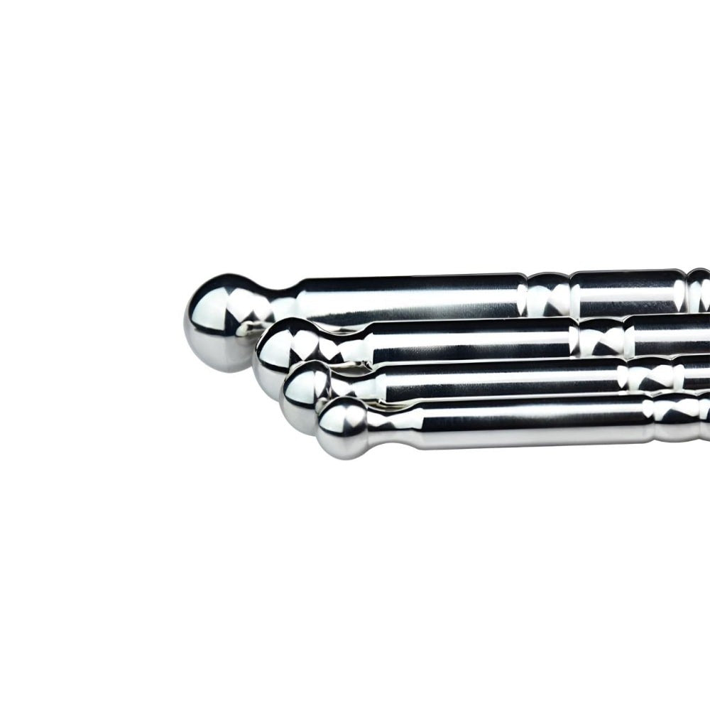 RVS Penisplug Vier Maten BDSM Sounding