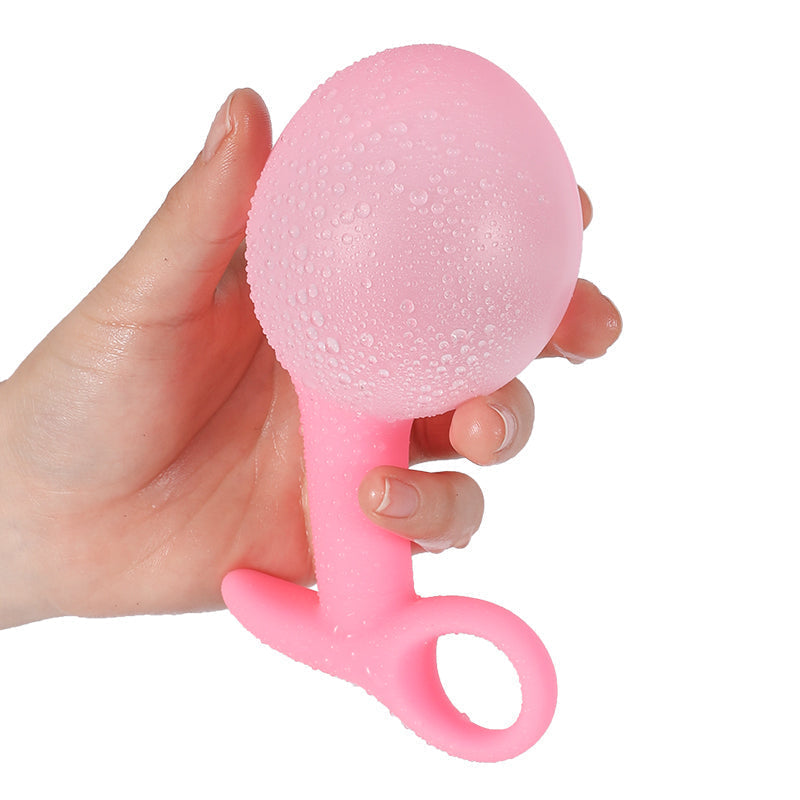 Siliconen Light Up Butt Plug Met Luchtpomp