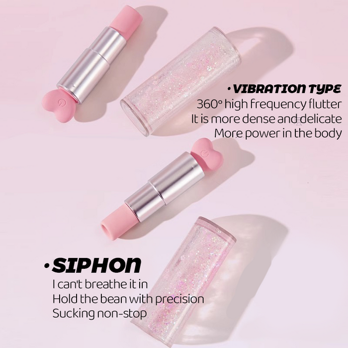 Roze Clit Zuiger In Discrete Lippenstiftvorm