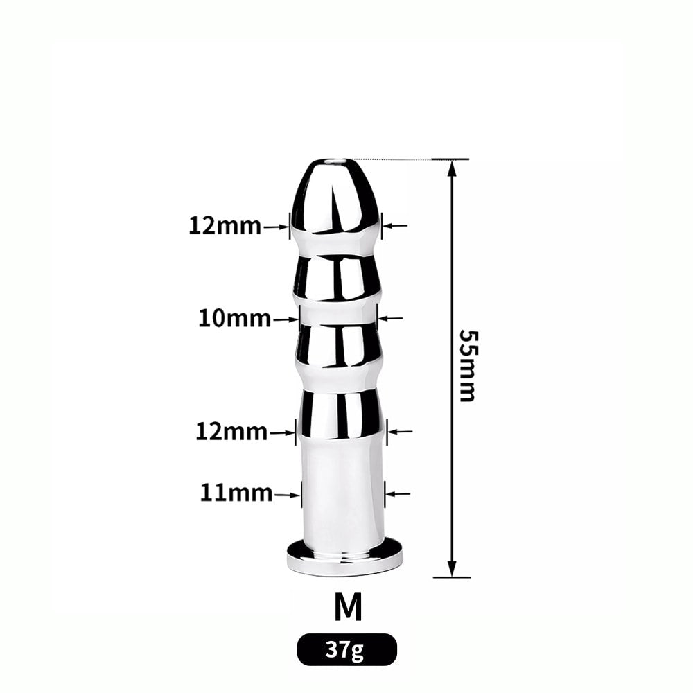 Kogelvormige Trapeziumvormige RVS Penisplug