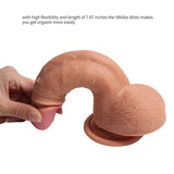 Afbeelding in Gallery-weergave laden, Meest realistische dildo&#39;s 8 inch met ballen waterdicht