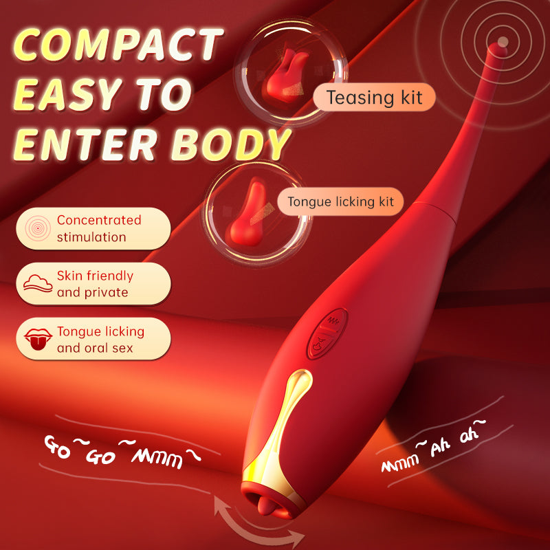G Spot Vibrator Met Tongue Licking Functie Voor Koppels