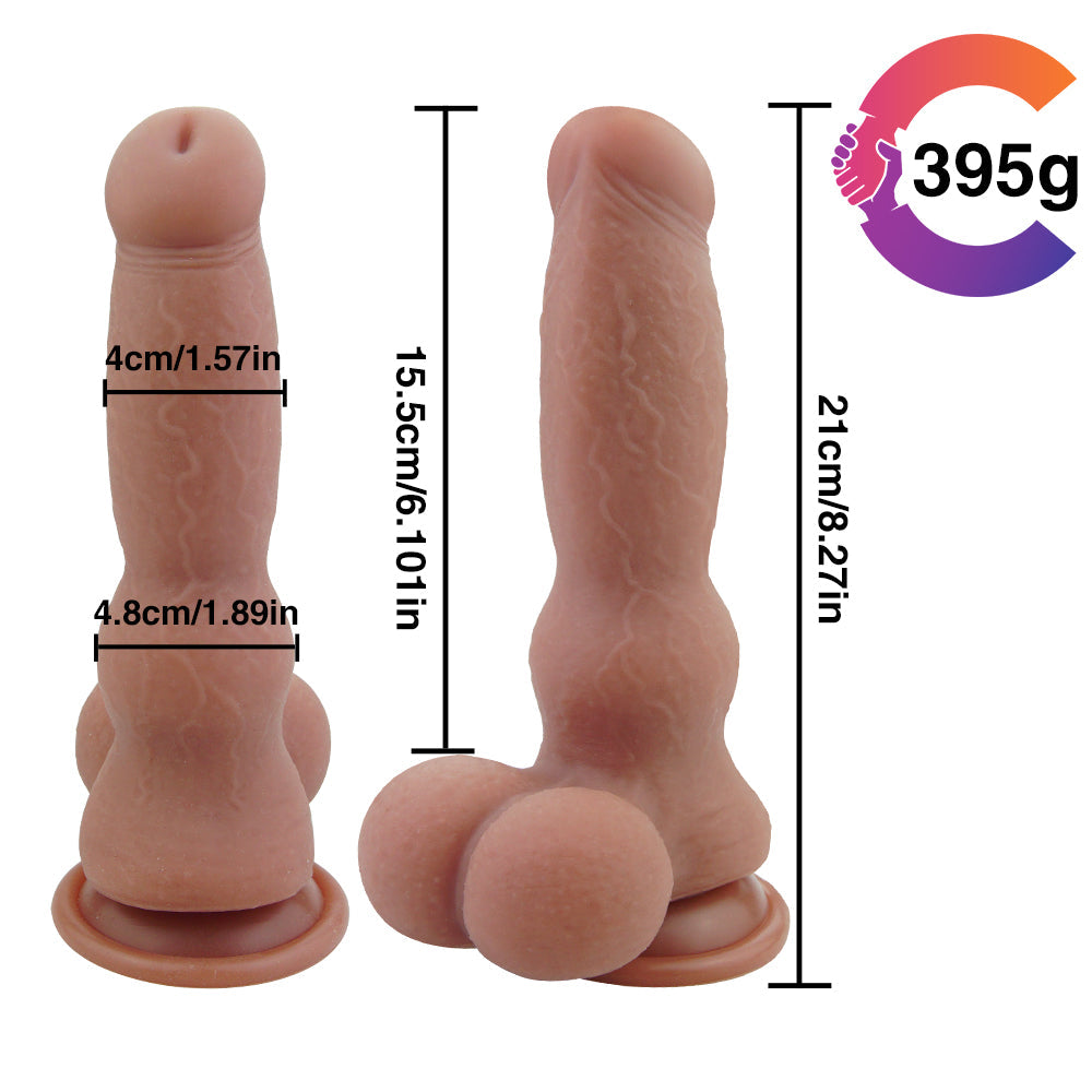 20cm Dog Voorbinddildo Met Harnas