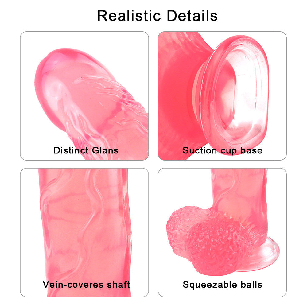 42cm Roze Long Jelly Anaal Dildo