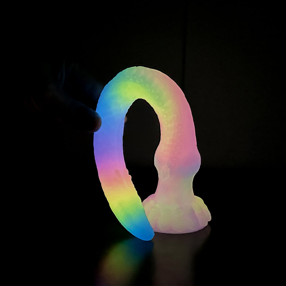 78 cm Lichtgevende Fantasy XXL Tenticle Dildo