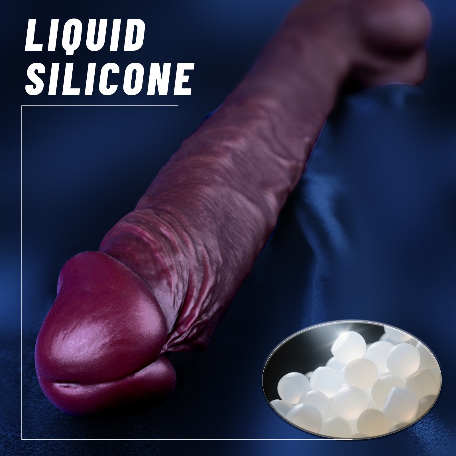 40 cm Long Dildo Dual Density Brown Realistic