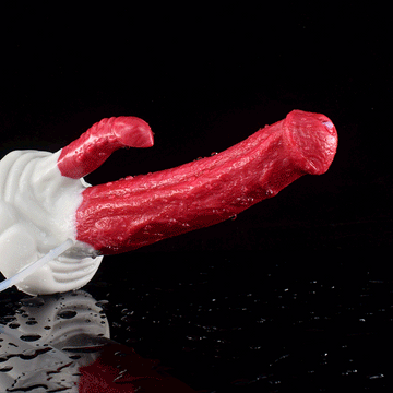 Paardenvorm Squirtingdildo 22 cm Voor Dubbele Penetratie