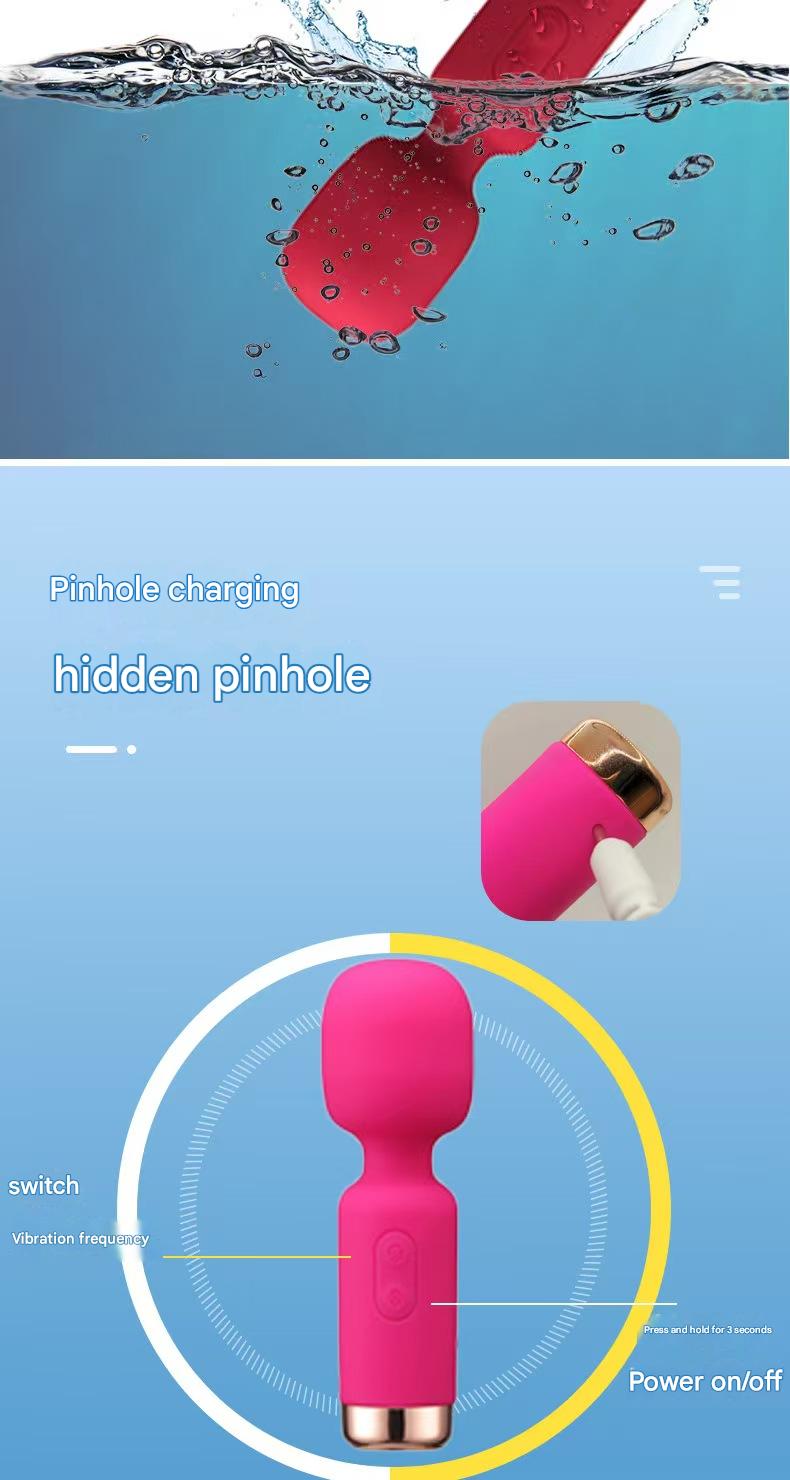 Compacte Wand Vibrator Voor Gerichte Clitorale Stimulatie