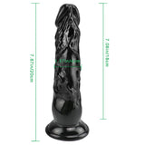 Charger l&#39;image dans la galerie, 8 Inch super rechte zwarte dildo