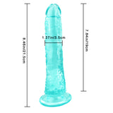 Afbeelding in Gallery-weergave laden, 8 Inch kleine rechte groene dildo