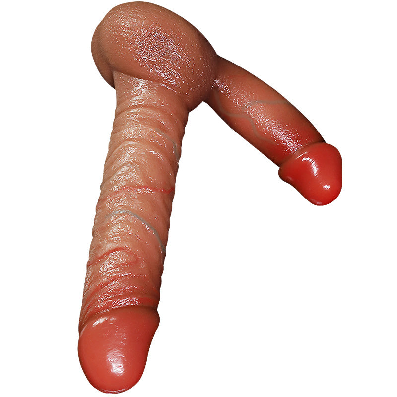 Realistische Strapless Dubbele Dildo Voor Silicone 23cm