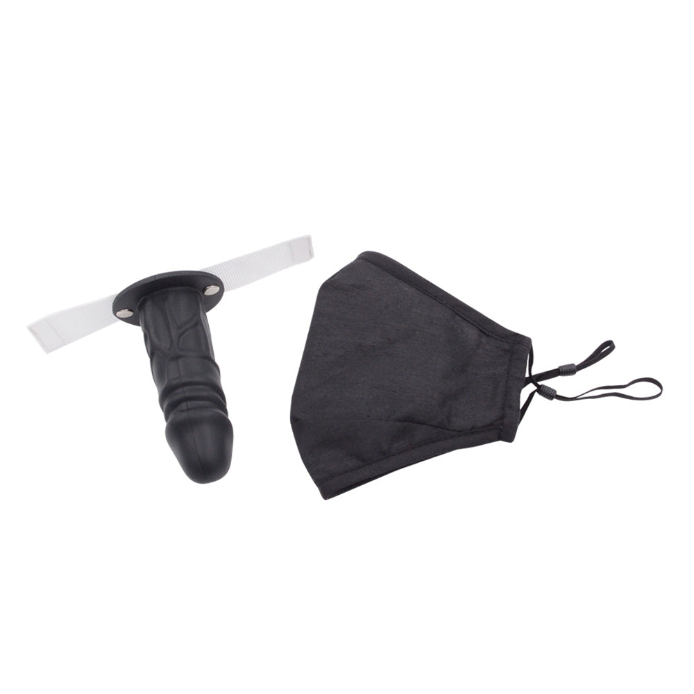 Discreet BDSM Face DildoGag Masker