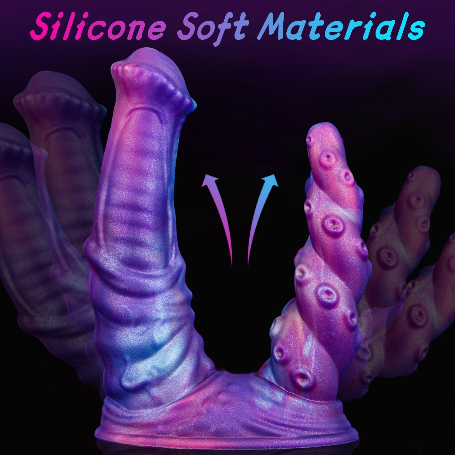 Dubbele Penetratie Dildo 19 Cm Alien Design