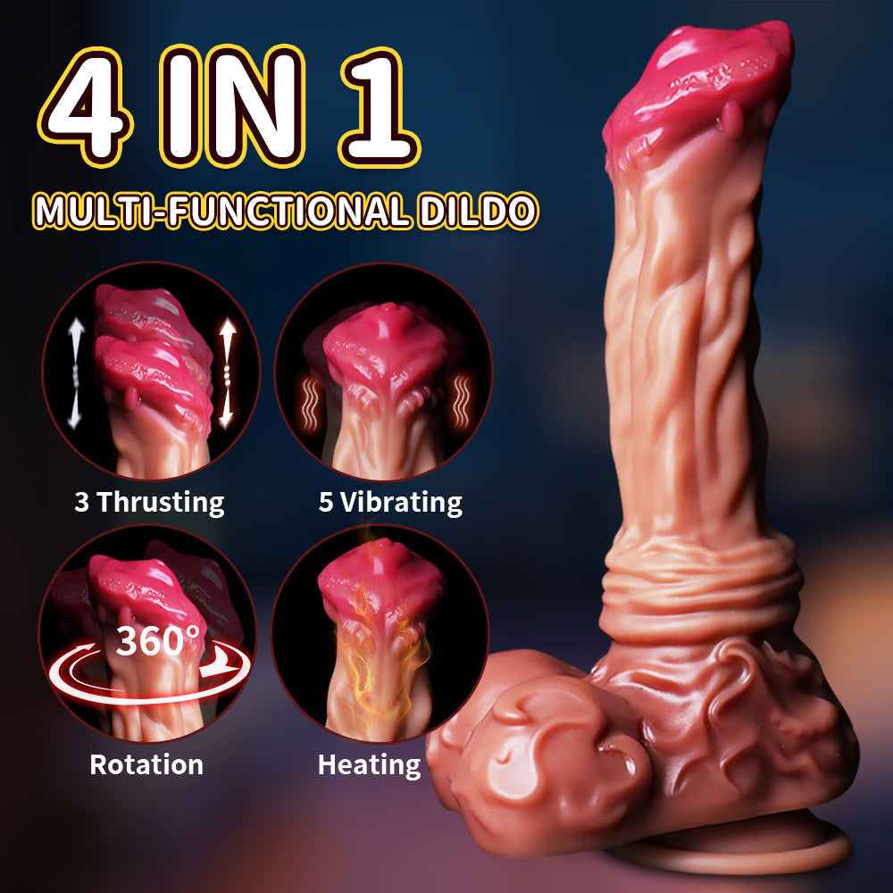 22cm Paard Dildo Vibrerend Stotende Dildo