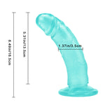 Afbeelding in Gallery-weergave laden, 6 inch groene dildo