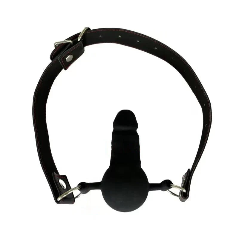 8,8 cm Dik BDSM Black Dildogag