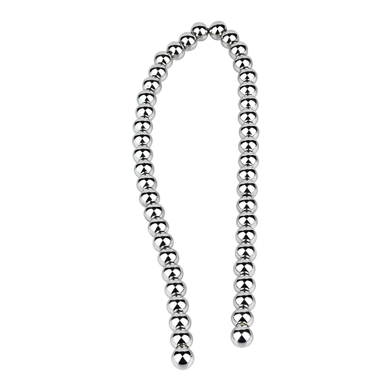 RVS Urethral Sound 31 cm Met Kralen