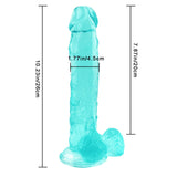 Afbeelding in Gallery-weergave laden, 10 inch groene dildo