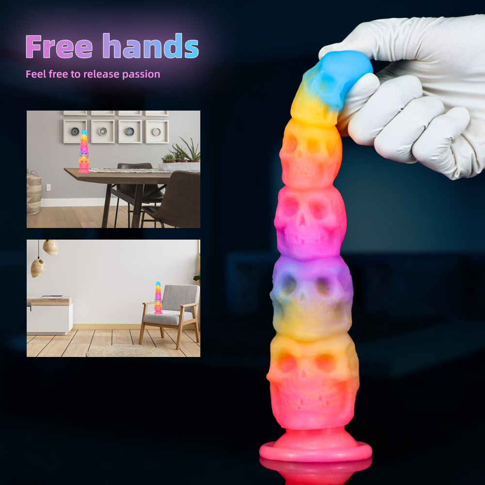 Glow in the Dark Schedel Anal Dildo