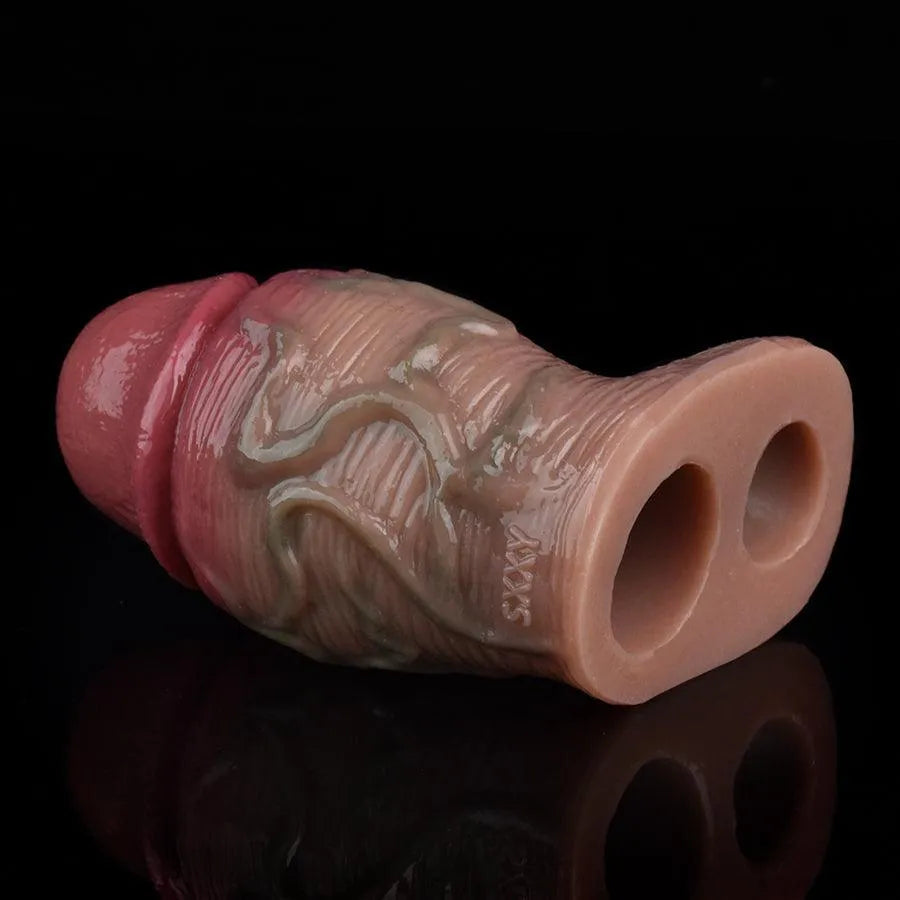 11.6cm Realistische Dikke Penissleeve Grote Open Ruimte