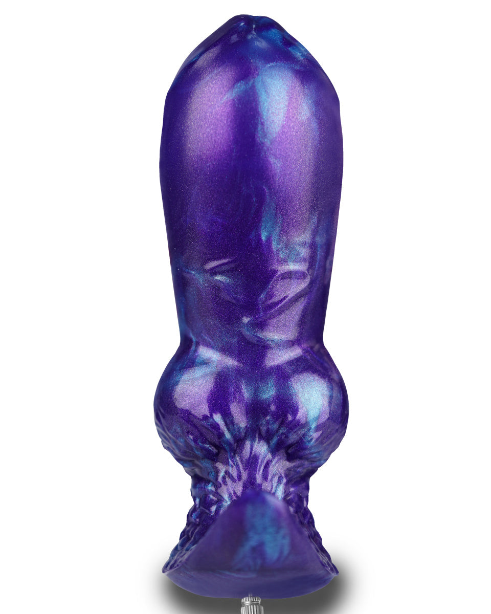 Purple Fantasy Knot Silicone Inflatable Butt Plug