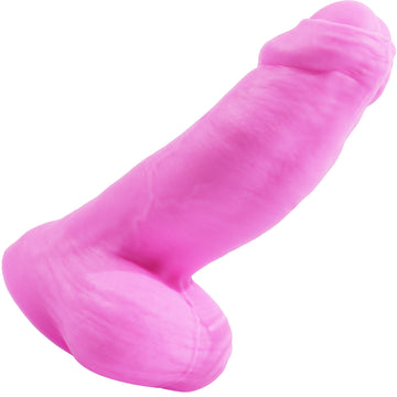 Roze Grote Realistische Voorhuid Dikke Dildo