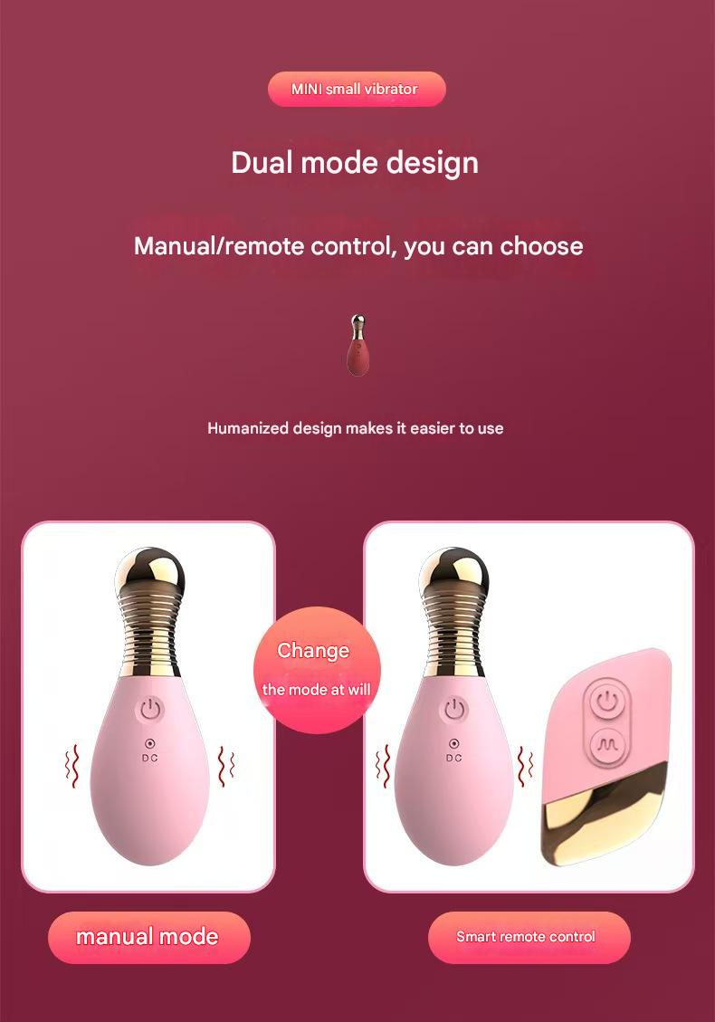 Parfumfles Afstandsbediening Clit Vibrator Met 10 Standen