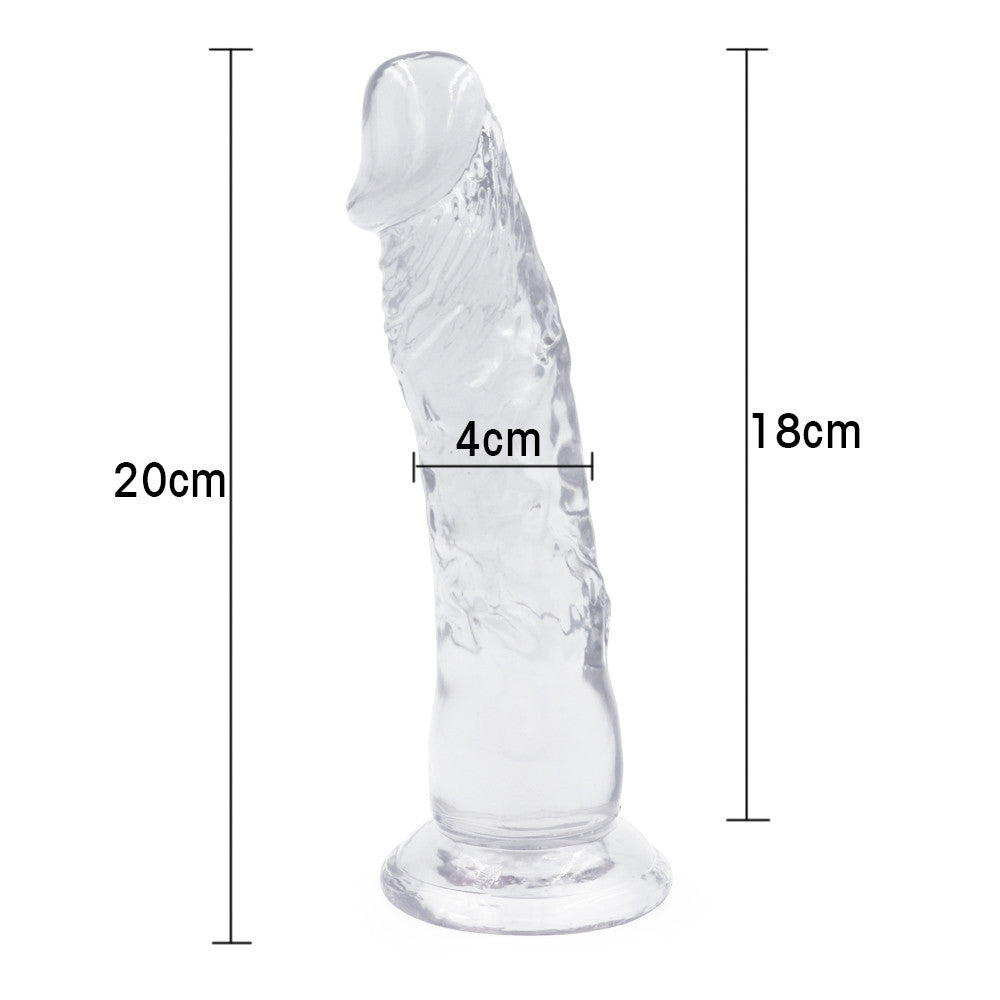 Jelly Dildo 20cm Transparante Flexibele Structuur
