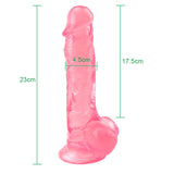 画像をギャラリー ビューアにロード 9 Inch roze dildo