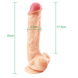 画像をギャラリー ビューアにロード 9 inch vleeskleurige dildo