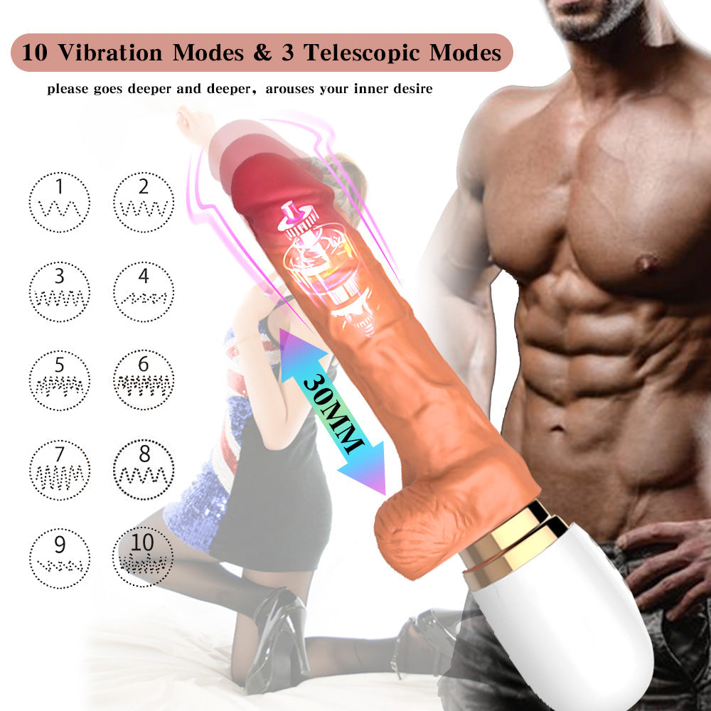 Kleine Seksmachine met 12 cm Dildo Opzetstuk