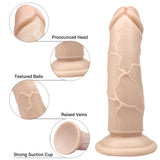 画像をギャラリー ビューアにロード 6-inch huidkleurige dildo