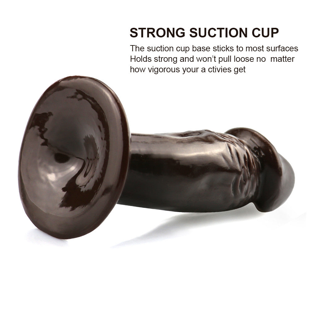 11cm Bruine Mini Dildo Met Zuignap