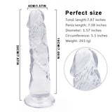 Charger l&#39;image dans la galerie, 8 inch gelei dildo