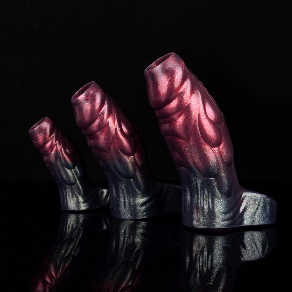 Monster Scale structuur Silicone Penis Sleeve