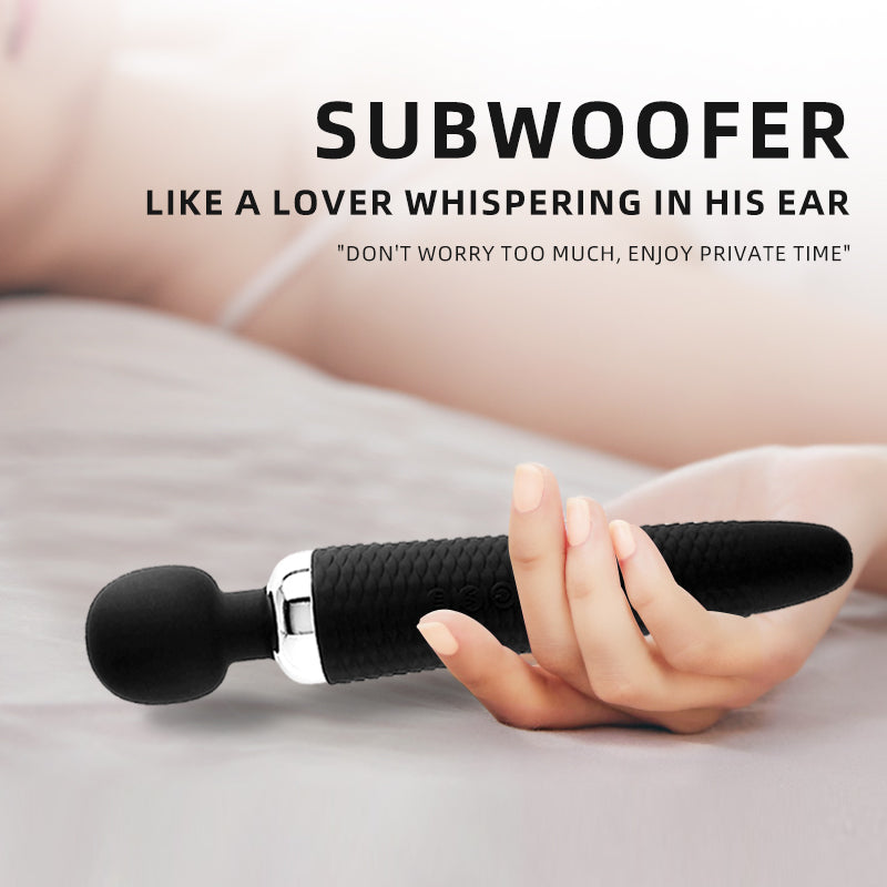 Silicone Wand Vibrator 27cm Met Rotatie
