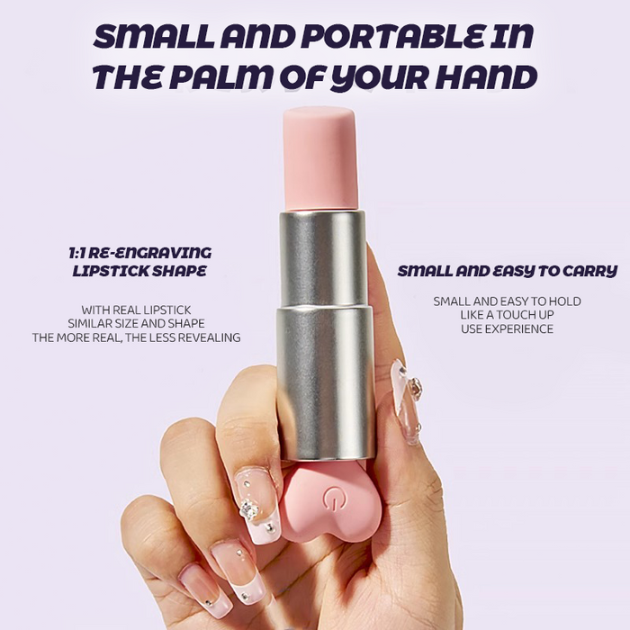 Roze Clit Zuiger In Discrete Lippenstiftvorm