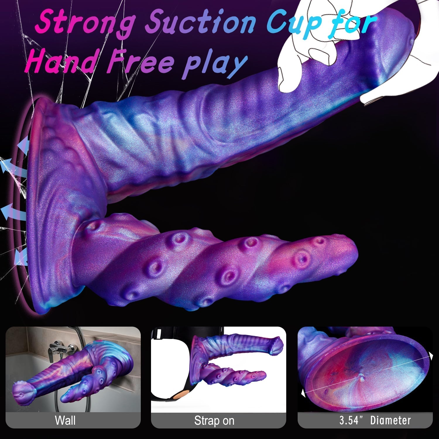 Dubbele Penetratie Dildo 19 Cm Alien Design