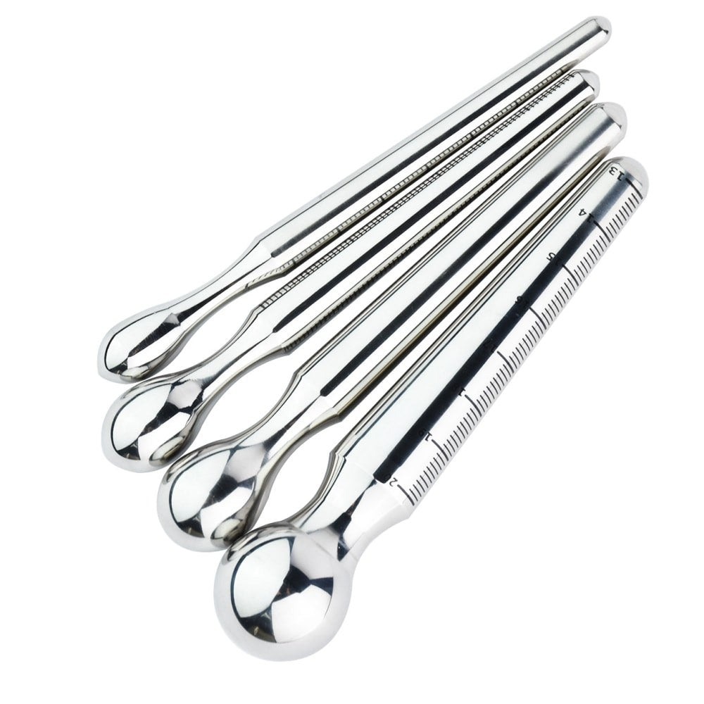 Conische RVS Penisplug met Ronde Kop