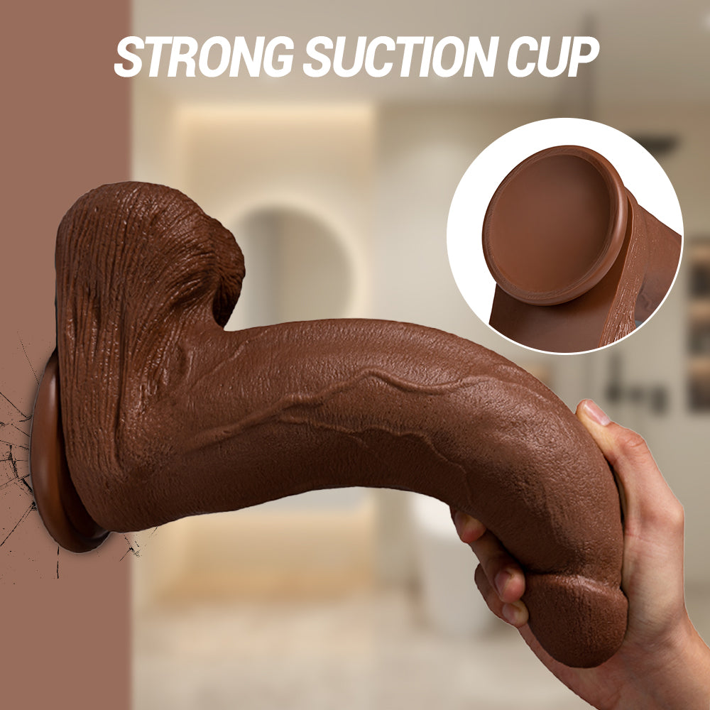 Massive Dildo 33 Cm Met Zuignap Basis