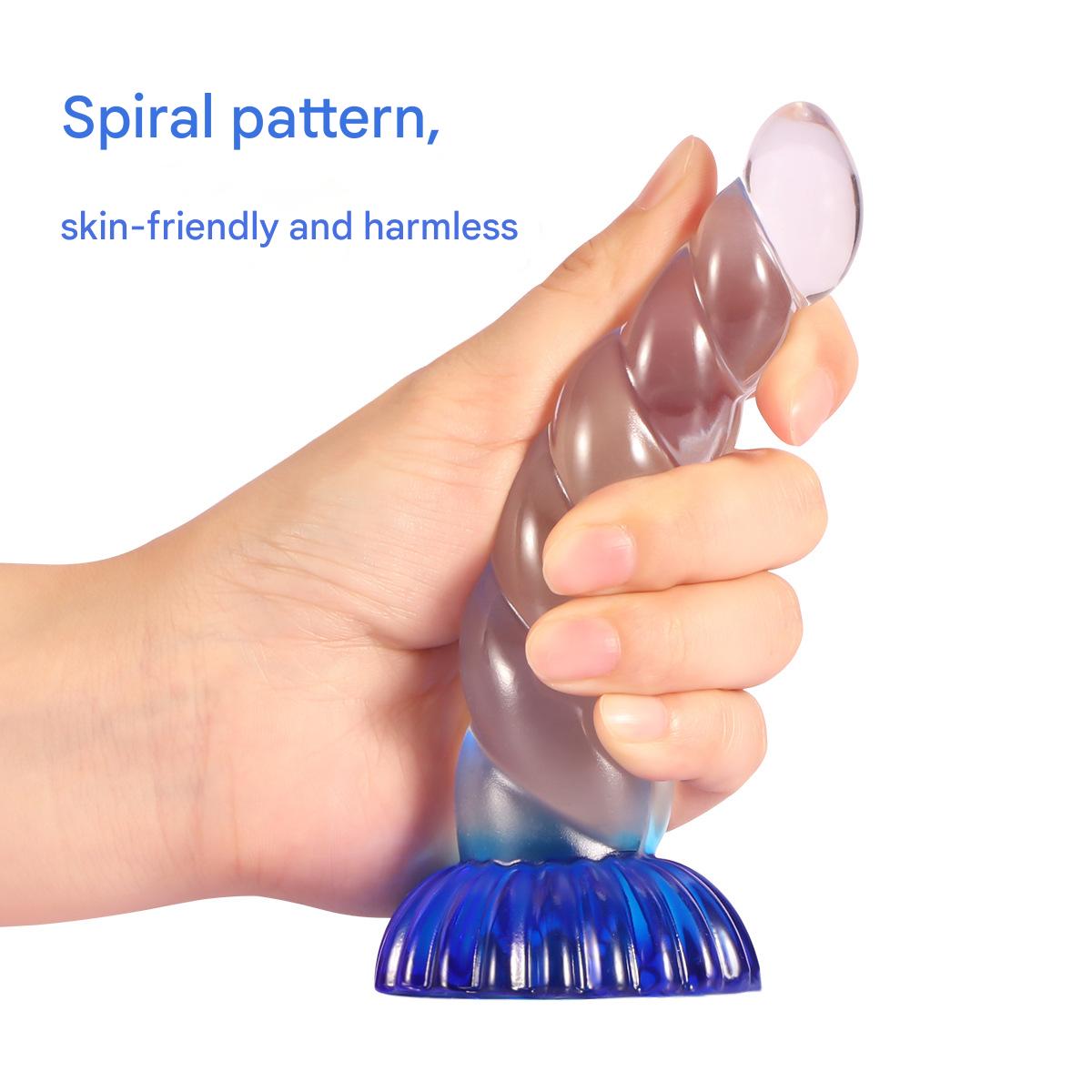 Blue Unicorn Dildo Buttplug Silicone Fantasy