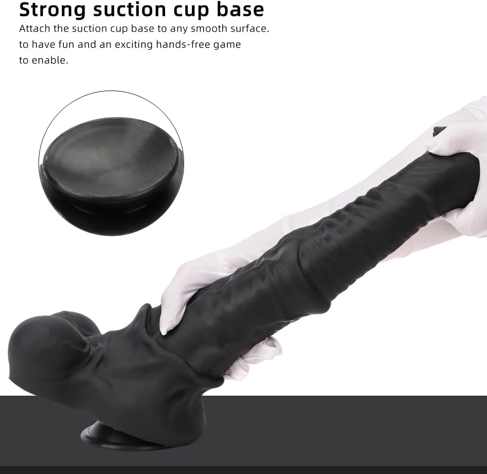 Grote Black Horse Dildo XXL Formaat 34cm
