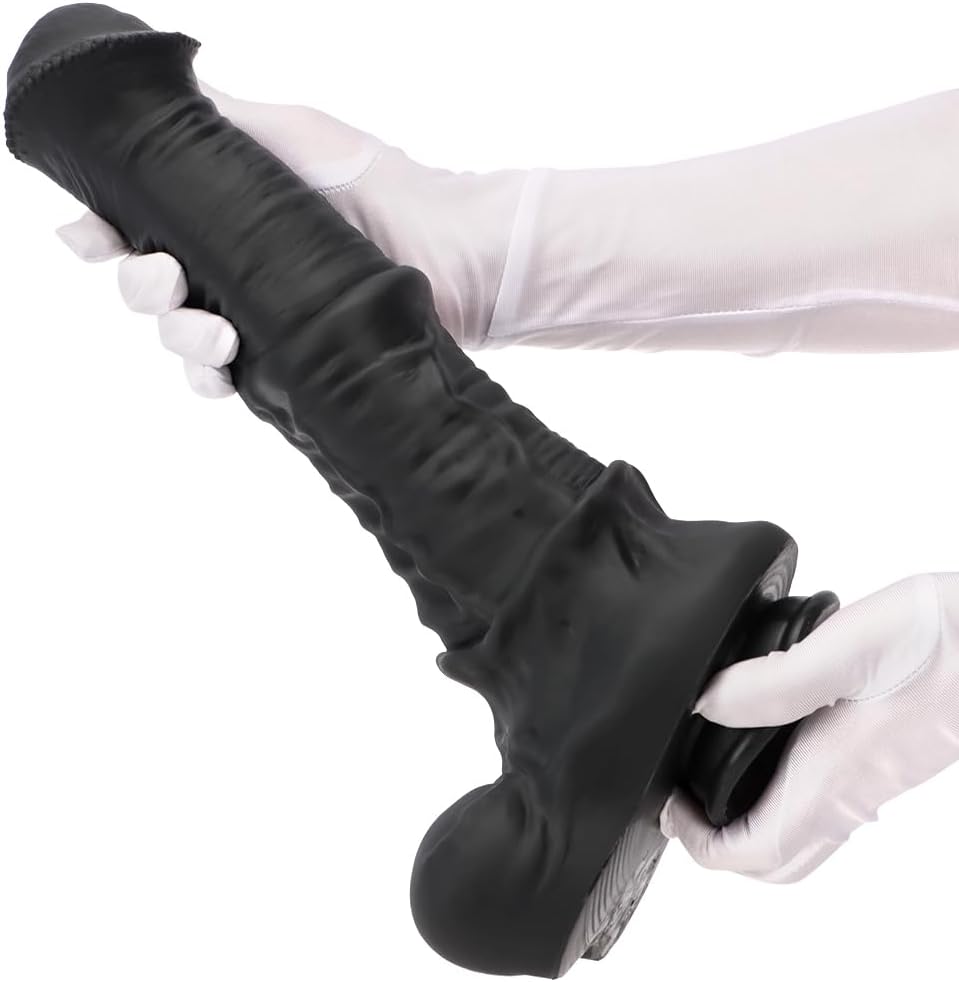 Grote Black Horse Dildo XXL Formaat 34cm