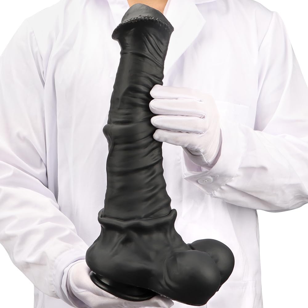 Grote Black Horse Dildo XXL Formaat 34cm