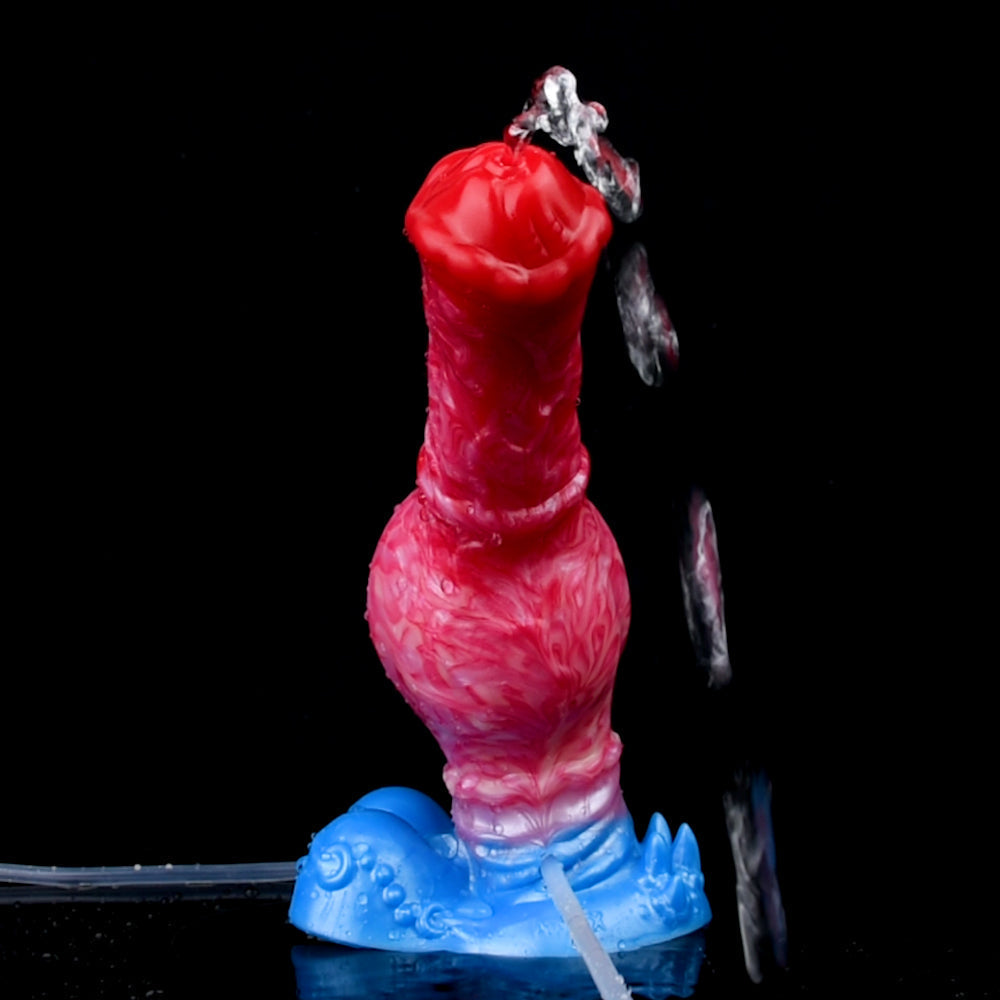 20cm Opblaasbare Horse Knot Squirtingdildo