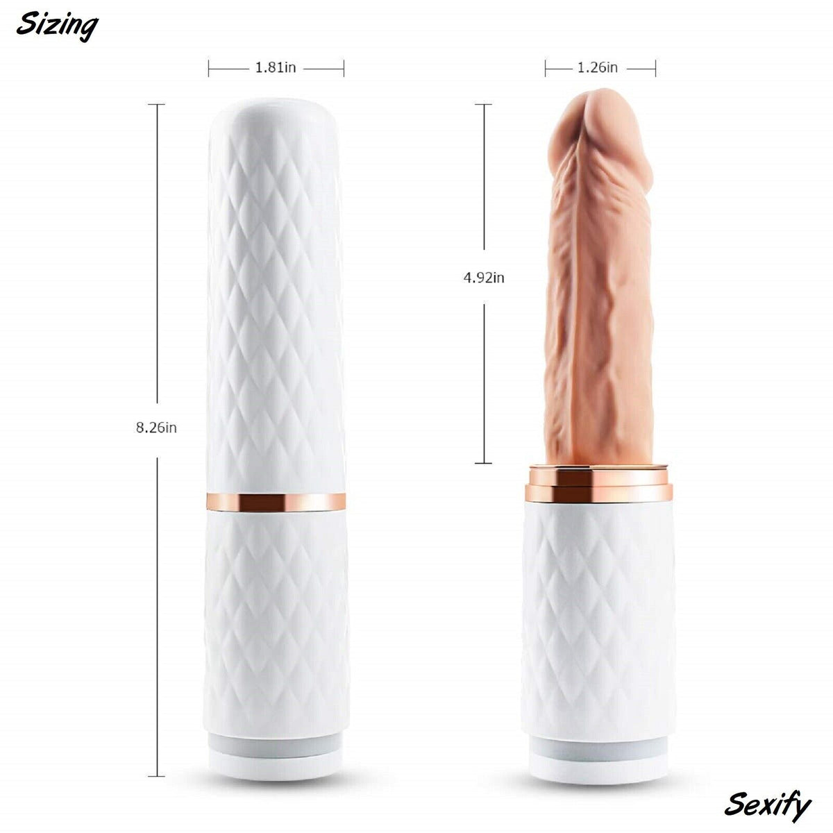 Handenvrije Automatische Stotende Vibrerende Masturbator