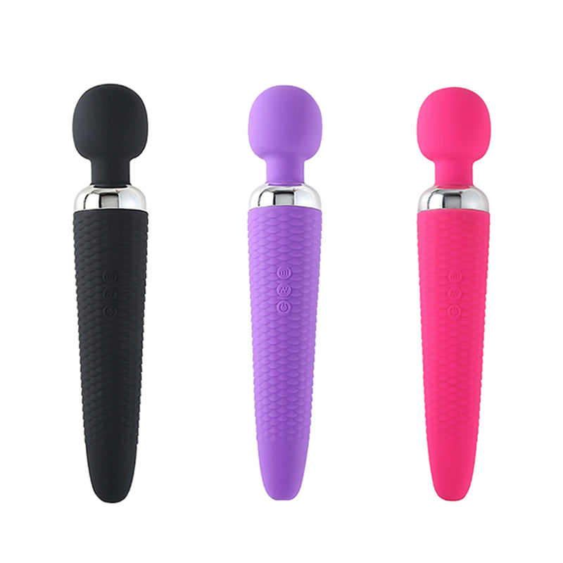 Silicone Wand Vibrator 27cm Met Rotatie
